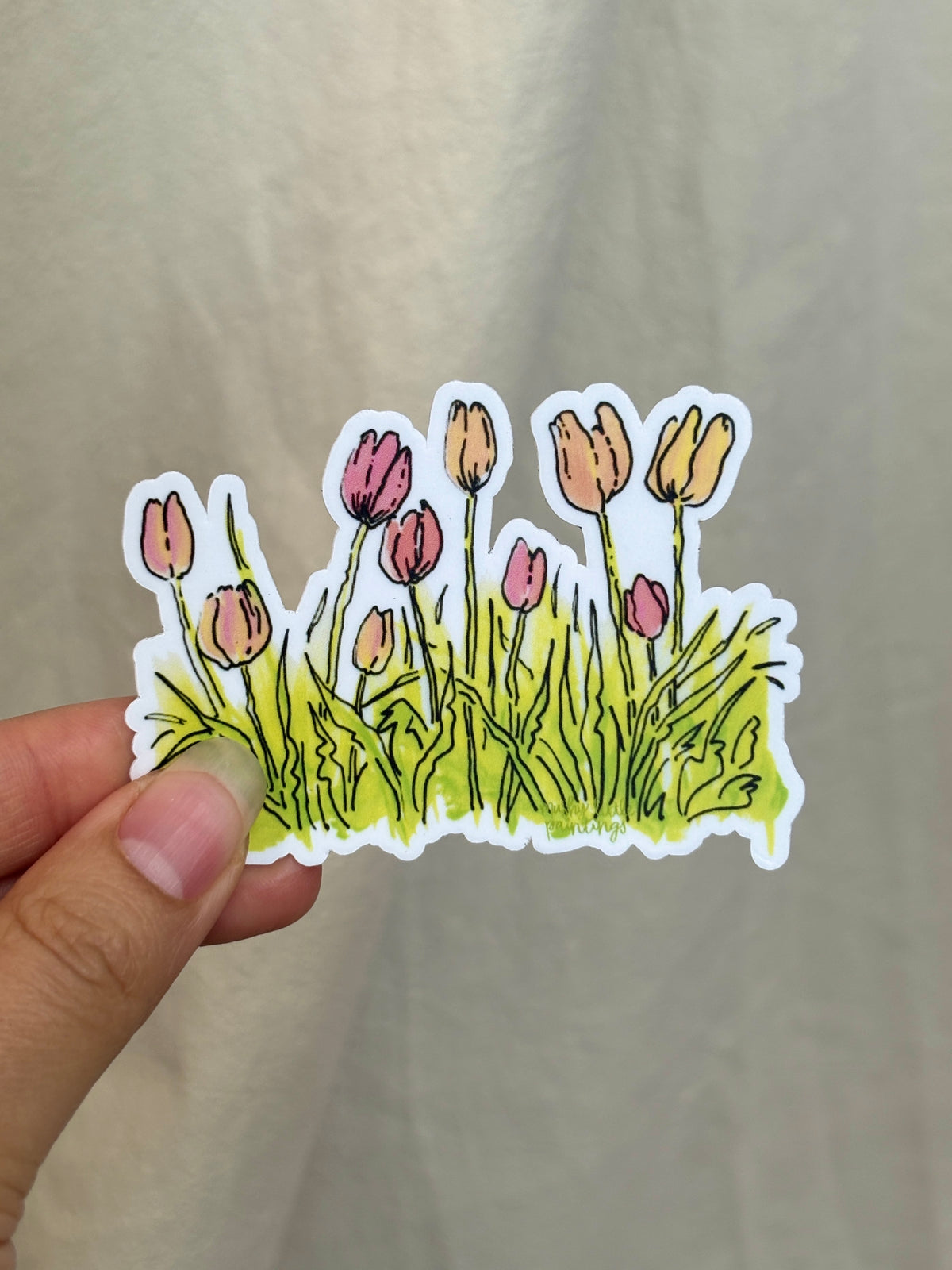 tulip row sticker