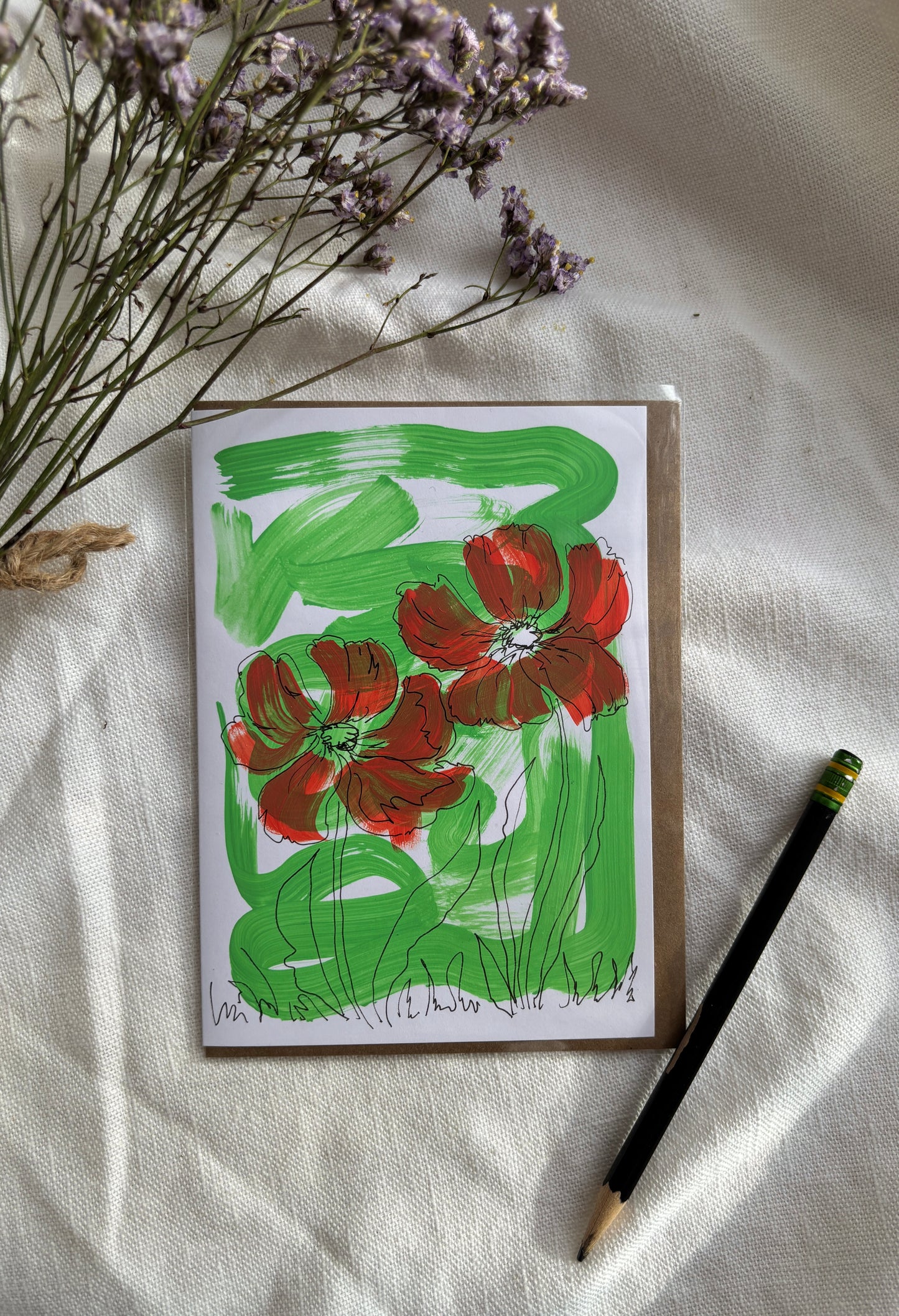 Poppy Greeting Card