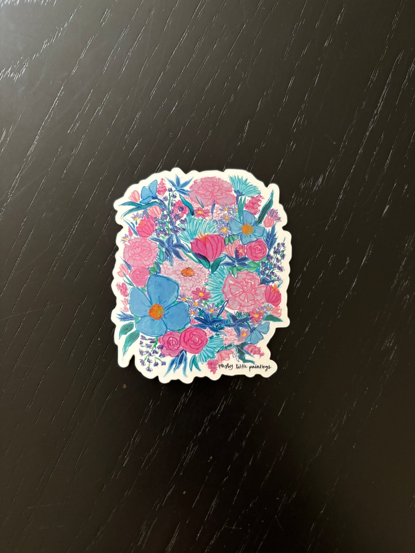 Blue Blossom Sticker