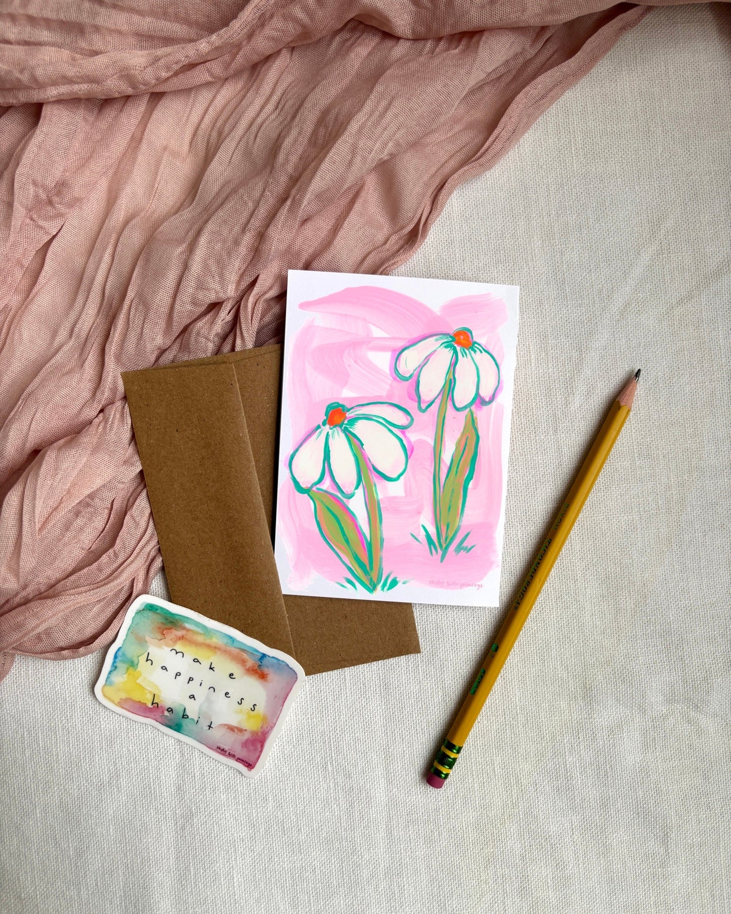 Daisy Duo Greeting Card