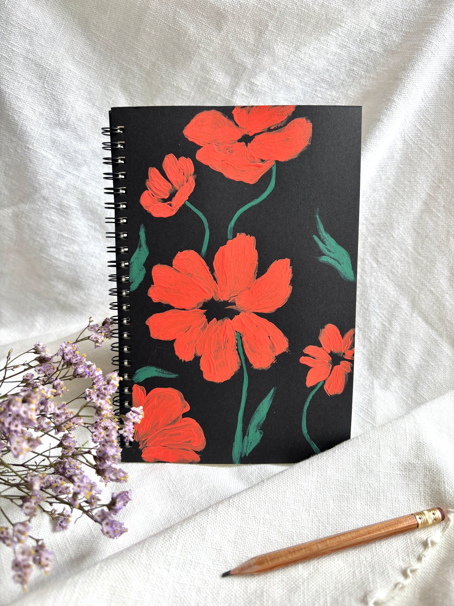 red poppies