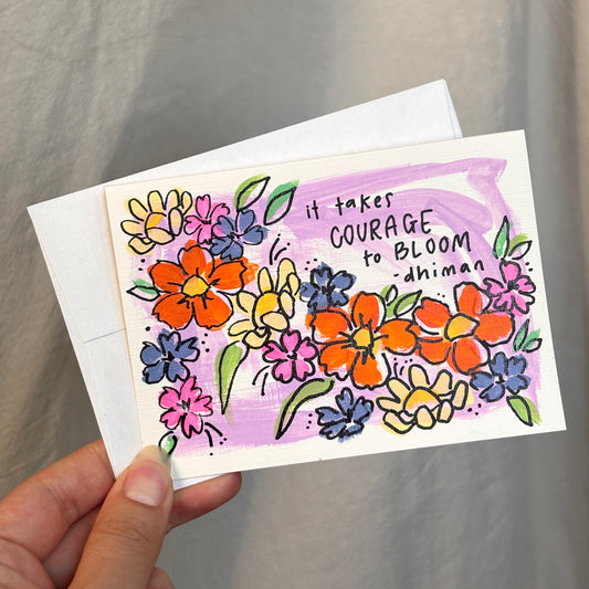 courage to bloom