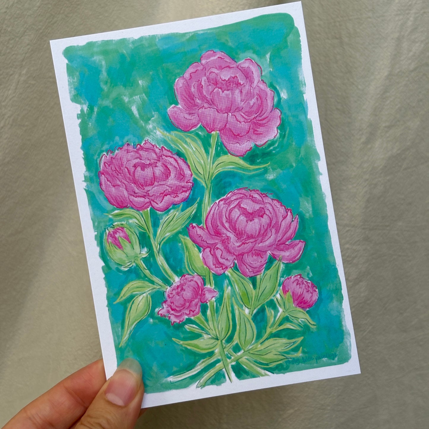 glimmers - postcard print pack