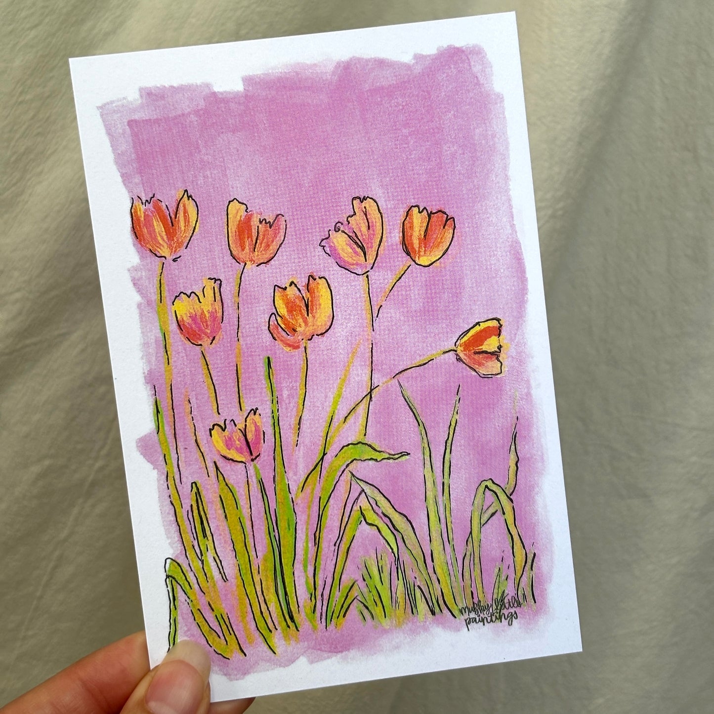 blooming - postcard print pack
