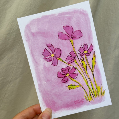 blooming - postcard print pack