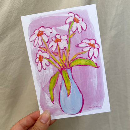daisy - postcard print pack