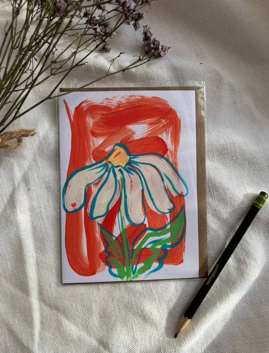 Daisy Greeting Card