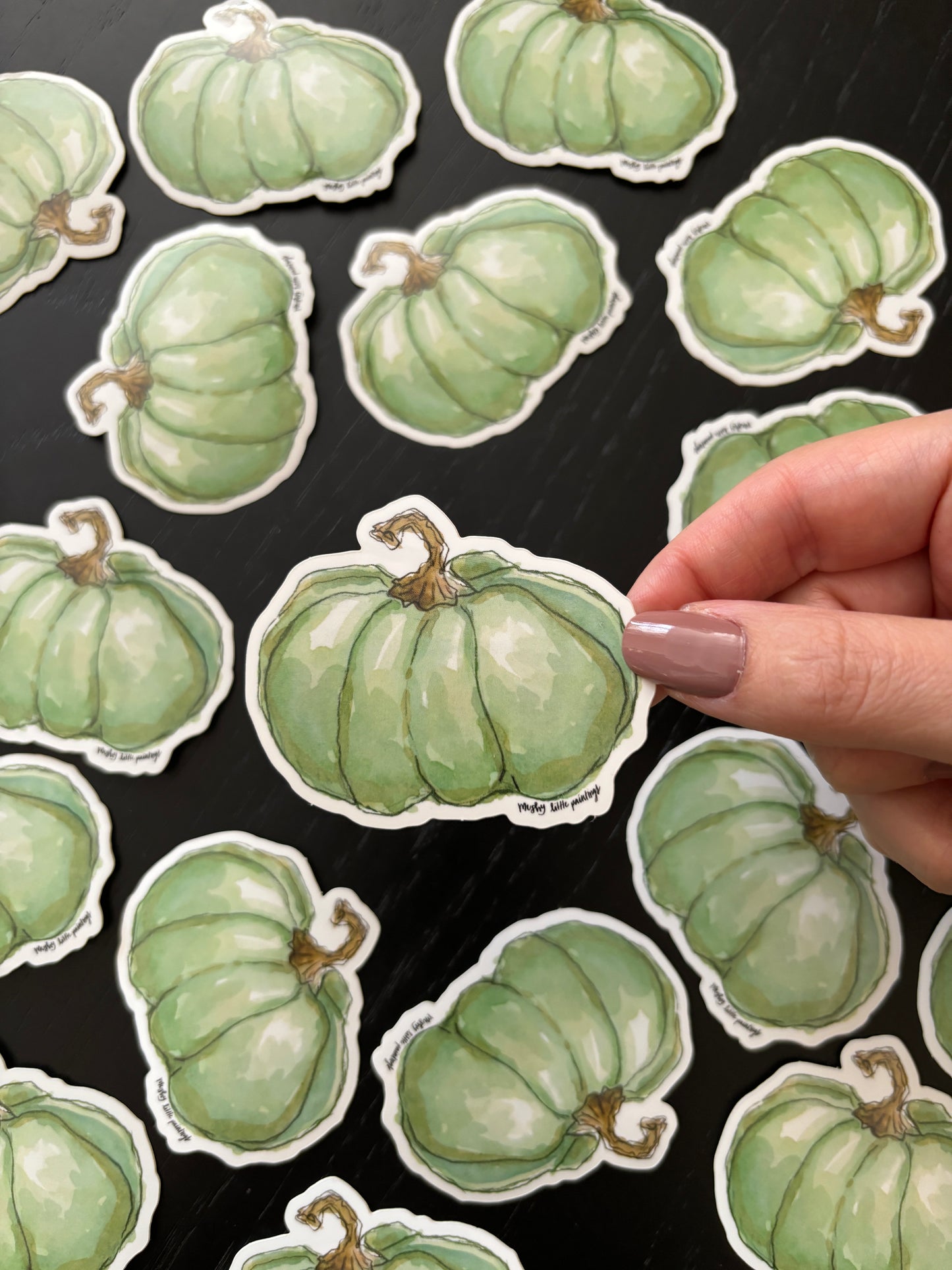 Pretty Little Pumpkins Stickers