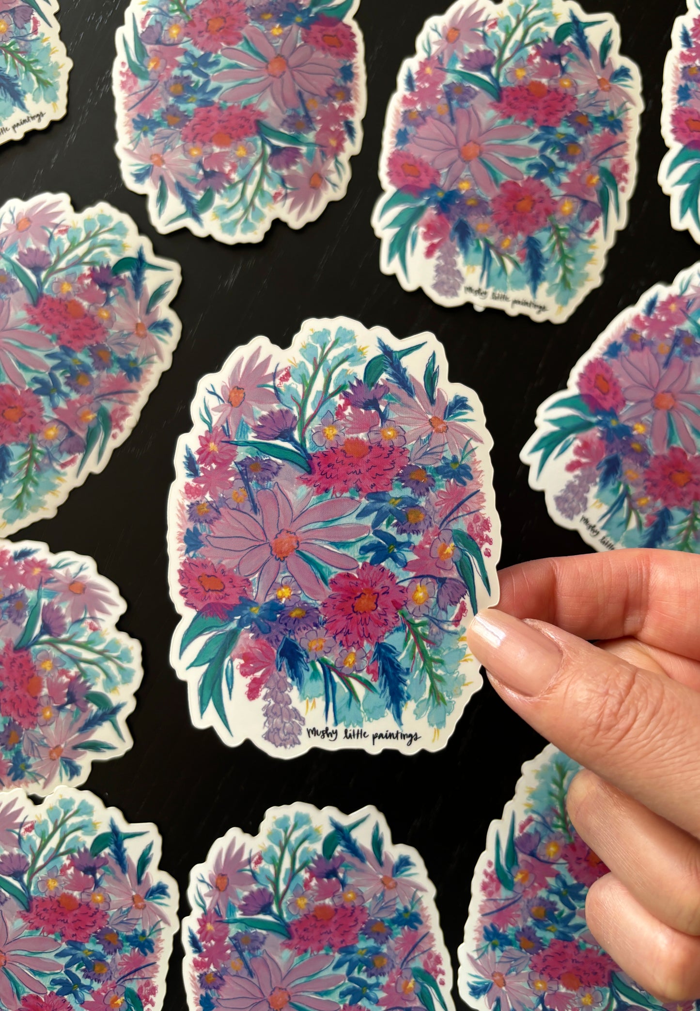 Pink Zinnia Sticker