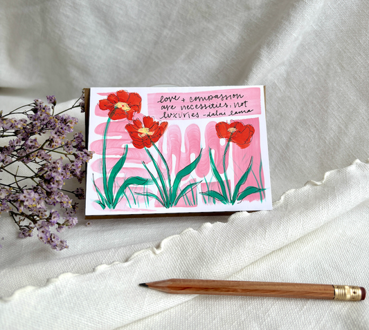 Love + Compassion Greeting Card