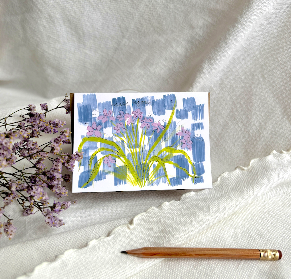 Miss You Greeting Card