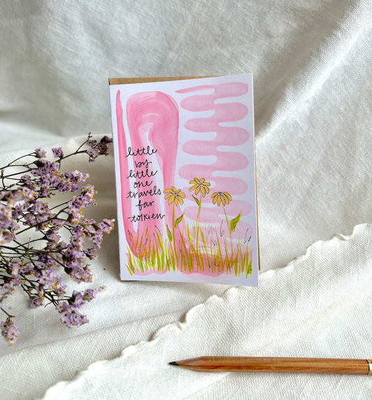 Little by Little Greeting Card