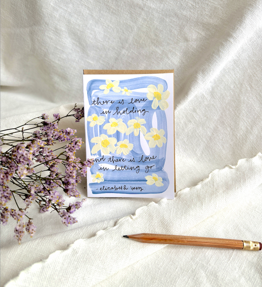 Letting Go Greeting Card
