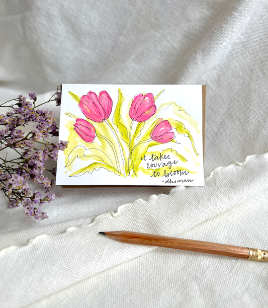 Courage Greeting Card