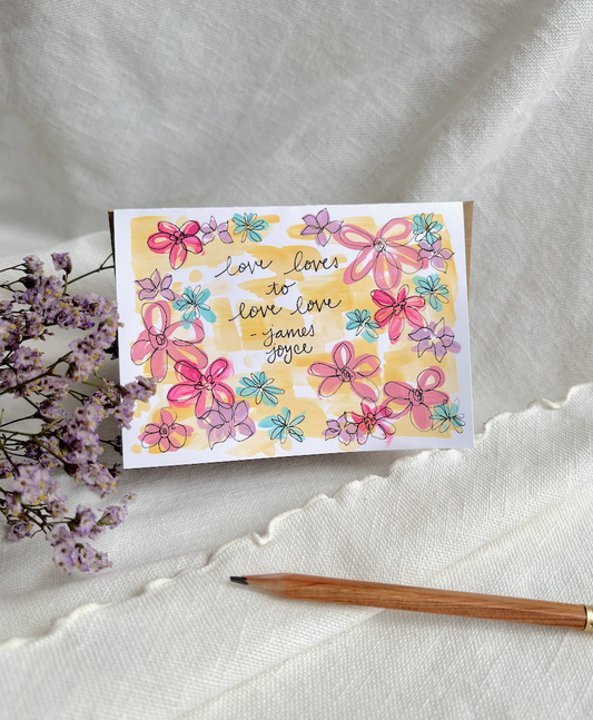 Love Love Greeting Card