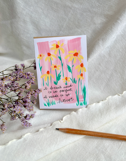 Honest Greeting Card